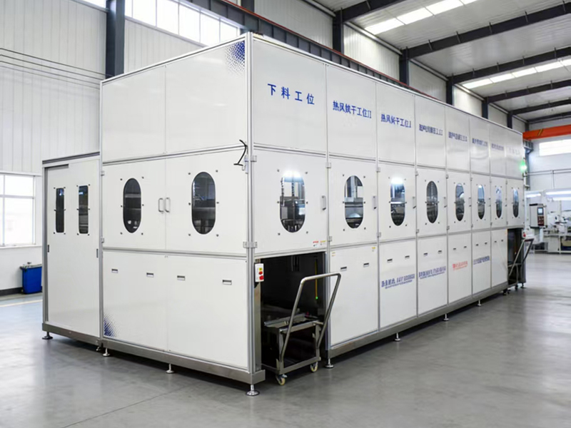 鋁件全自動多工位超聲波清洗烘干線-(4)