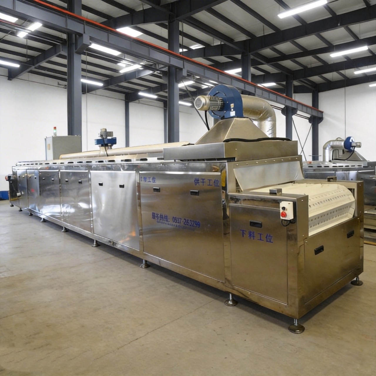 清洗汽車零件全自動通過式超聲波噴淋清洗線 (2)